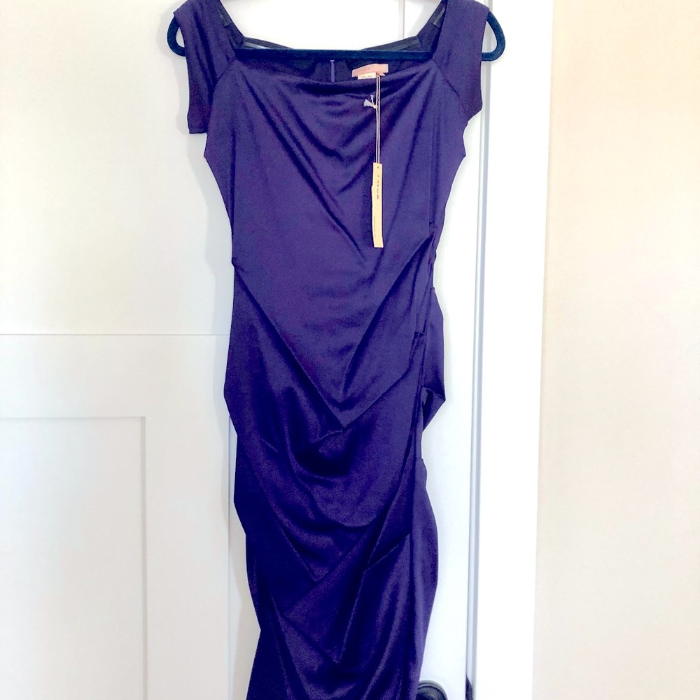 NWT - Purple cocktail dress - size 4